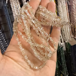 Herkimer Elmas Dizi Gold AAA Orijinal Kristal Detay Görseli 1