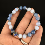 İkizler Burcu Unisex Bileklik 8mm Orijinal Kristal Detay Görseli 7