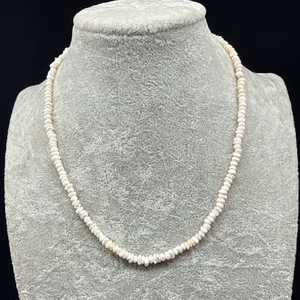 İnci Kolye 40 cm - Orijinal Şifalı Kristal - Görsel 1