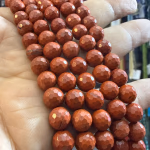 Jasper Kırmızı Dizi Faset 8 mm Orijinal Kristal Detay Görseli 2