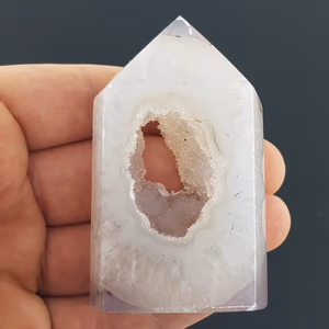 Kalsedon, Akik - Orijinal Şifalı Kristal - Görsel 1