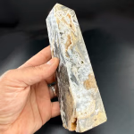 Kalsedon Sfalerit Obelisk Orijinal Kristal Detay Görseli 1