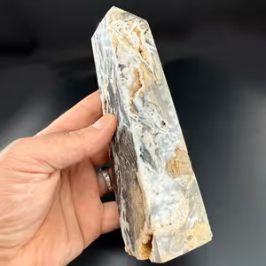 Kalsedon Sfalerit Obelisk - Orijinal Şifalı Kristal - Görsel 2