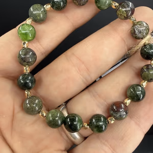 Kantaşı / Diopsit Bileklik 8mm * - Orijinal Şifalı Kristal - Görsel 1