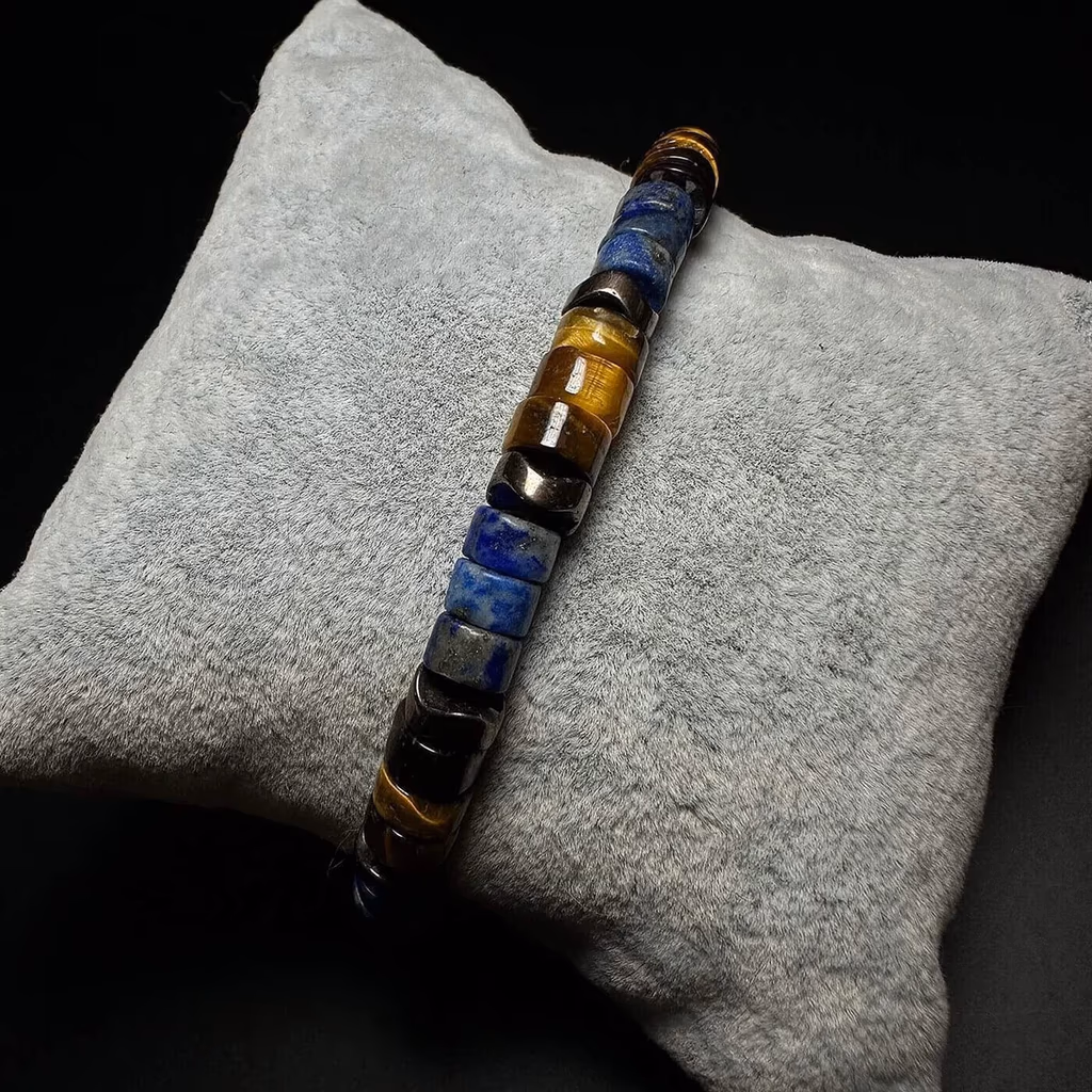 Kaplangözü & Lapis Lazuli Rondela Bileklik 6mm İncele ve Satın Al Kaplangözü & Lapis Lazuli Rondela Bileklik 6mm - Orijinal Doğal Taş ve Şifa Kristali Görsel 1