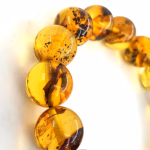 Kehribar Bileklik 14mm Orijinal Kristal Detay Görseli 3
