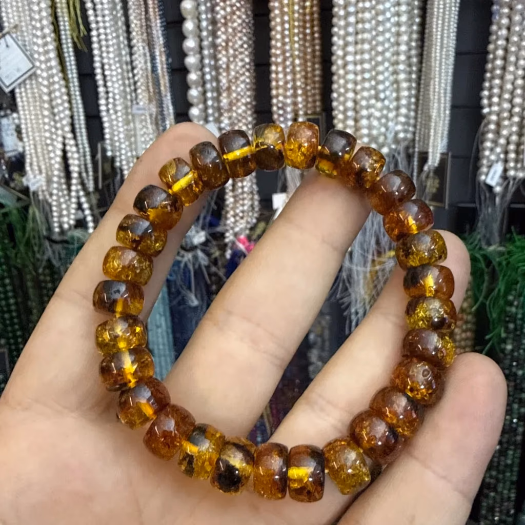 Kehribar Bileklik Rondela 8x12 mm İncele ve Satın Al Kehribar Bileklik Rondela 8x12 mm - Orijinal Doğal Taş ve Şifa Kristali Görsel 1