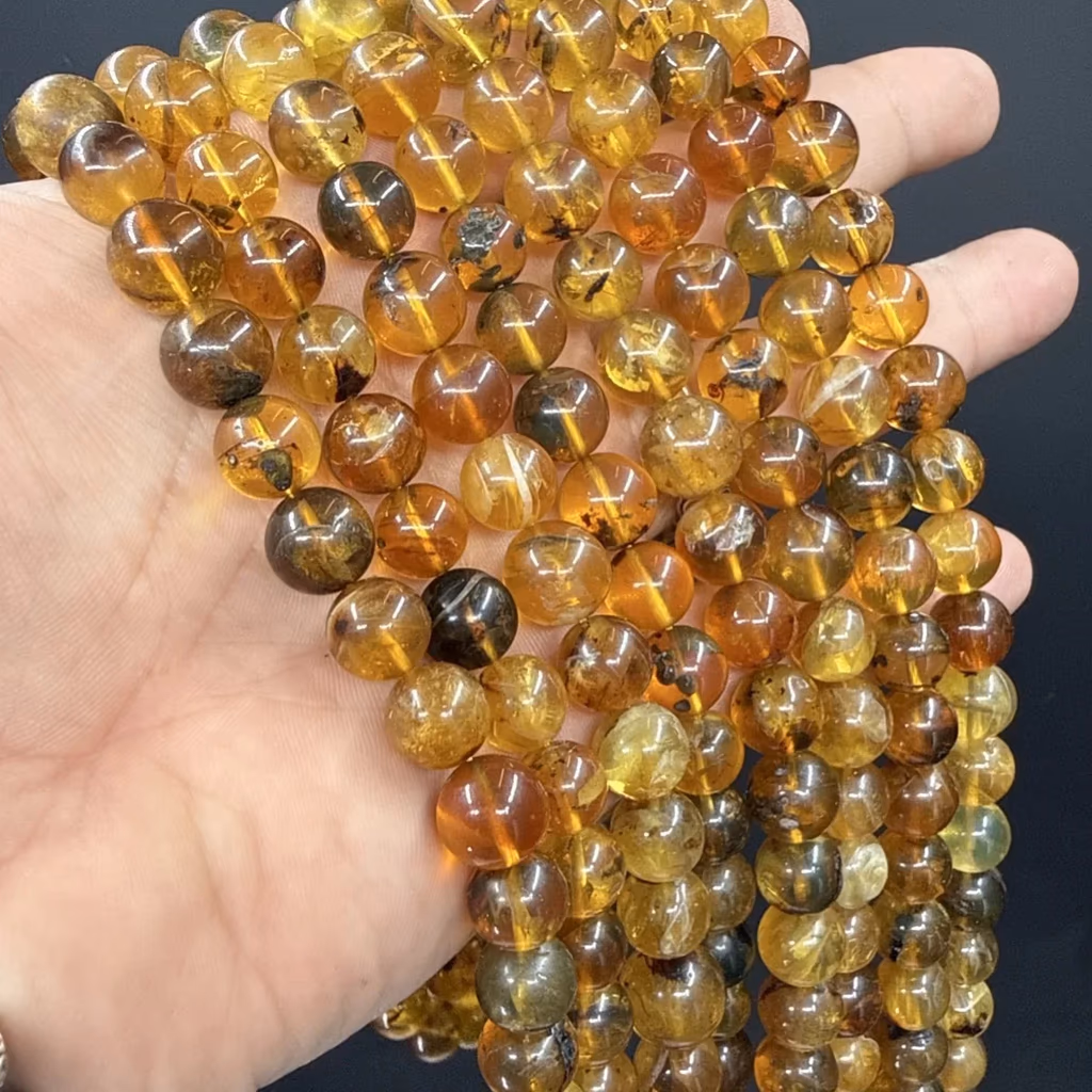 Kehribar Dizi 10mm A İncele ve Satın Al Kehribar Dizi 10mm A - Orijinal Doğal Taş ve Şifa Kristali Görsel 1