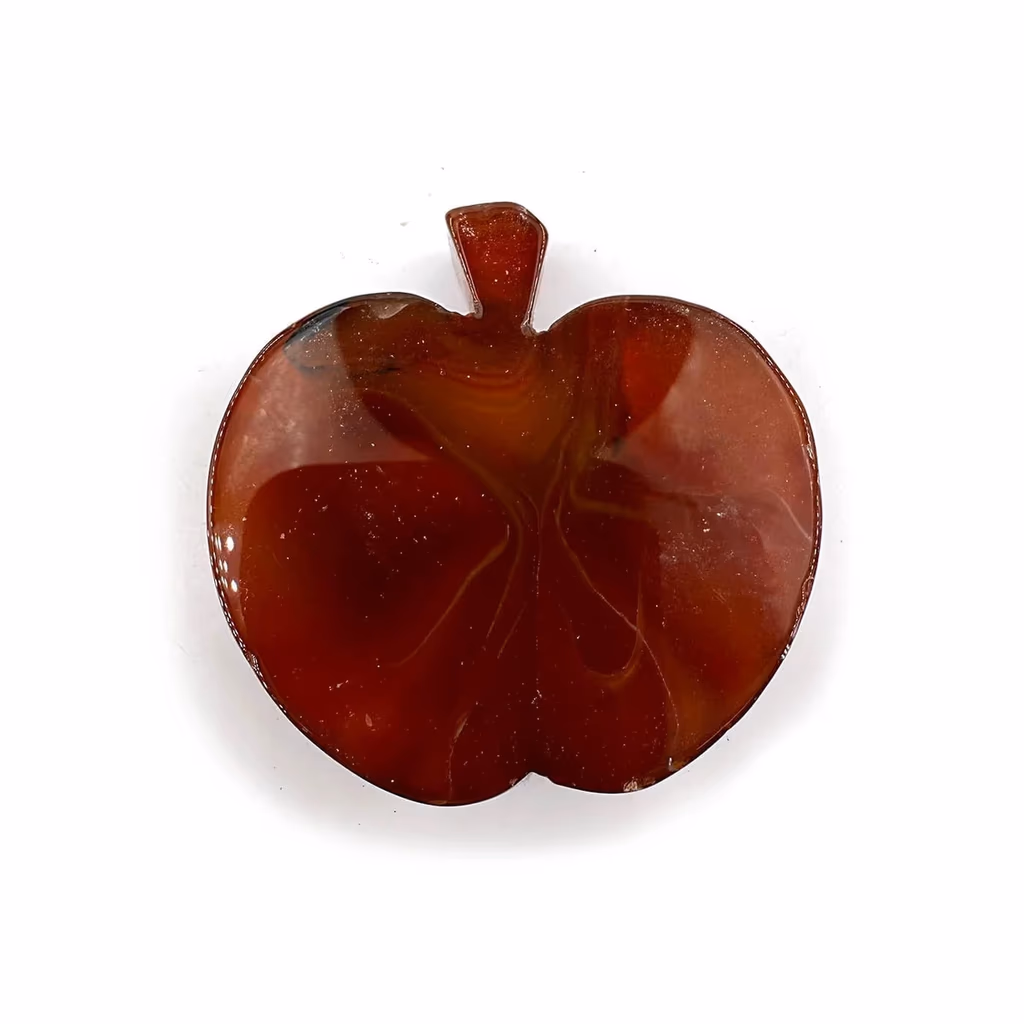 Kırmızı Akik Apple Obje İncele ve Satın Al Kırmızı Akik Apple Obje - Orijinal Doğal Taş ve Şifa Kristali Görsel 1