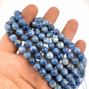 Kiyanit Dizi 8mm - Orijinal Şifalı Kristal - Görsel 1