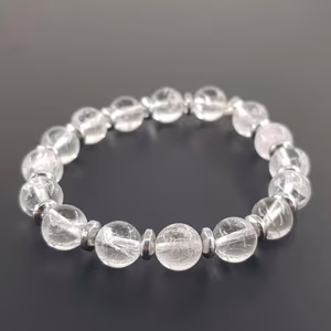 Kristal Kuvars Bileklik 8mm - Orijinal Şifalı Kristal - Görsel 1