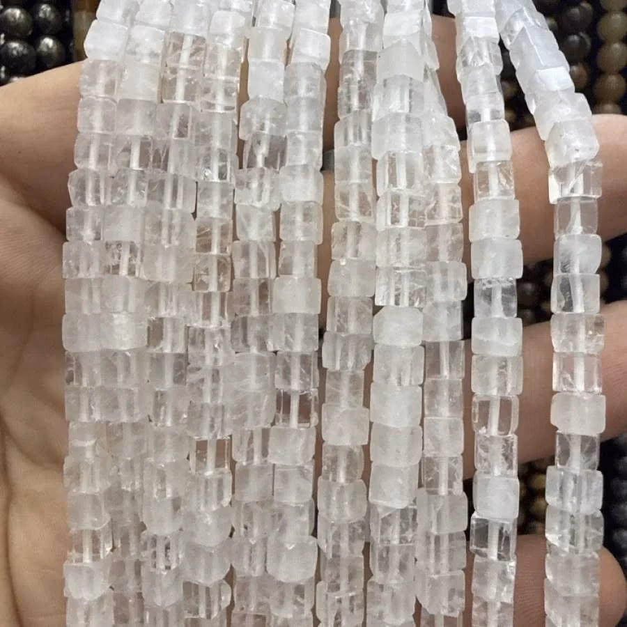 Kristal Kuvars Dizi 4x4 Küp İncele ve Satın Al Kristal Kuvars Dizi 4x4 Küp - Orijinal Doğal Taş ve Şifa Kristali Görsel 1