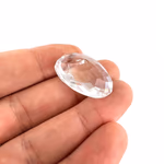 Kristal Kuvars Kabaşon 6A+ K082 Orijinal Kristal Detay Görseli 2