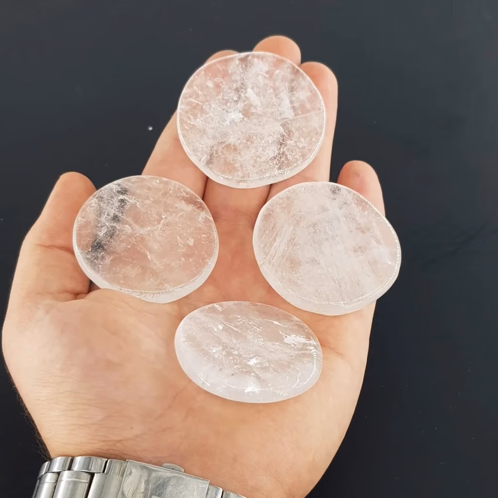 Kristal Kuvars Mini Spa Taşı İncele ve Satın Al Kristal Kuvars Mini Spa Taşı - Orijinal Doğal Taş ve Şifa Kristali Görsel 1