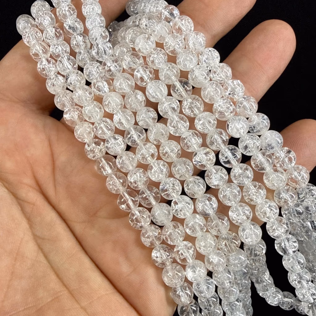 Kristal Kuvars Necef Dizi 6 mm İncele ve Satın Al Kristal Kuvars Necef Dizi 6 mm - Orijinal Doğal Taş ve Şifa Kristali Görsel 1