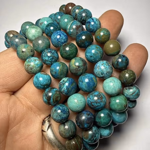 Krizokol A+ Bileklik 8 mm - Orijinal Şifalı Kristal - Görsel 1