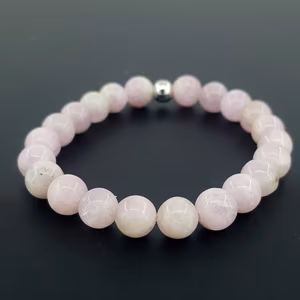Kunzit Bileklik 8mm - Orijinal Şifalı Kristal - Görsel 1