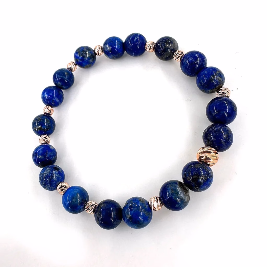 Lapis Lazuli Bileklik 8mm İncele ve Satın Al Lapis Lazuli Bileklik 8mm - Orijinal Doğal Taş ve Şifa Kristali Görsel 1