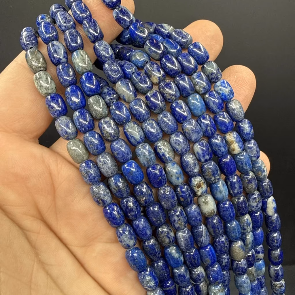Lapis Lazuli Dizi 6x8 mm İncele ve Satın Al Lapis Lazuli Dizi 6x8 mm - Orijinal Doğal Taş ve Şifa Kristali Görsel 1