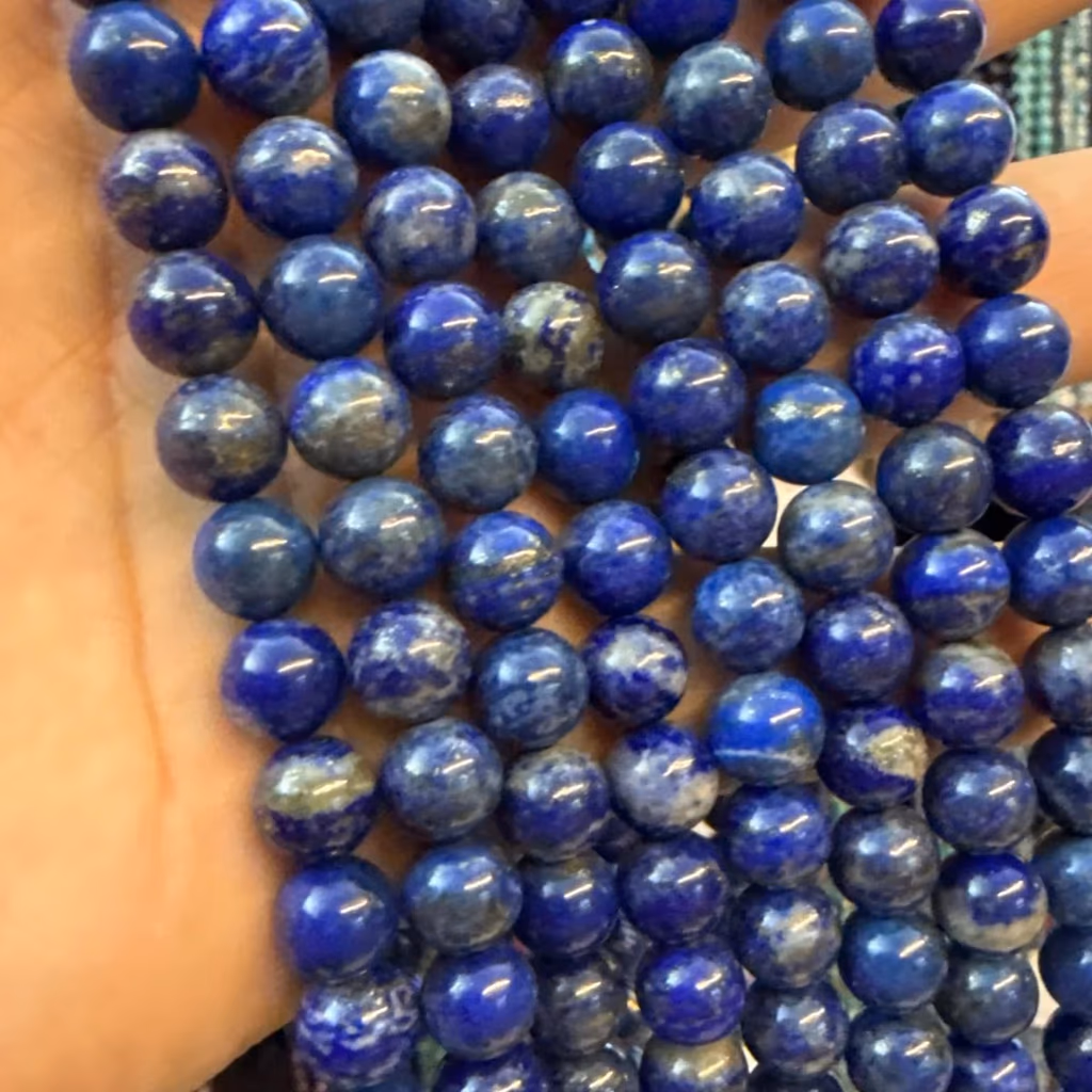 Lapis Lazuli Dizi 8 mm İncele ve Satın Al Lapis Lazuli Dizi 8 mm - Orijinal Doğal Taş ve Şifa Kristali Görsel 1