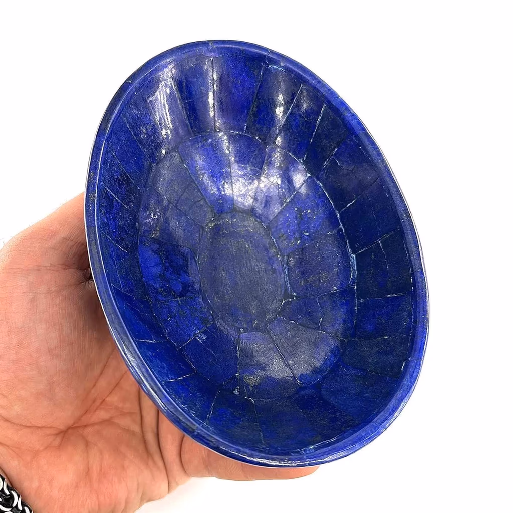 Lapis Lazuli Kase Elips İncele ve Satın Al Lapis Lazuli Kase Elips - Orijinal Doğal Taş ve Şifa Kristali Görsel 1