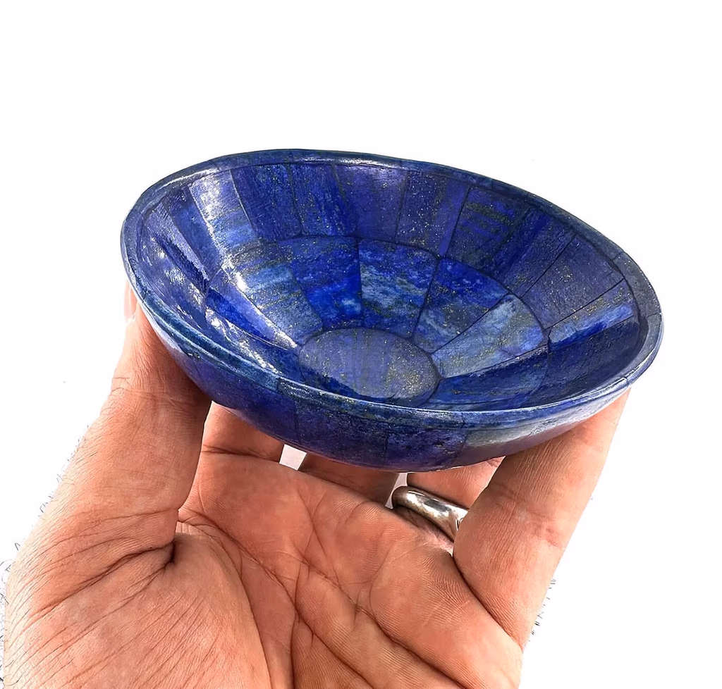 Lapis Lazuli Kase S Boy İncele ve Satın Al Lapis Lazuli Kase S Boy - Orijinal Doğal Taş ve Şifa Kristali Görsel 1