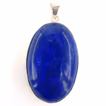 Lapis Lazuli Kolye Ucu (Gümüş) Orijinal Kristal Detay Görseli 2