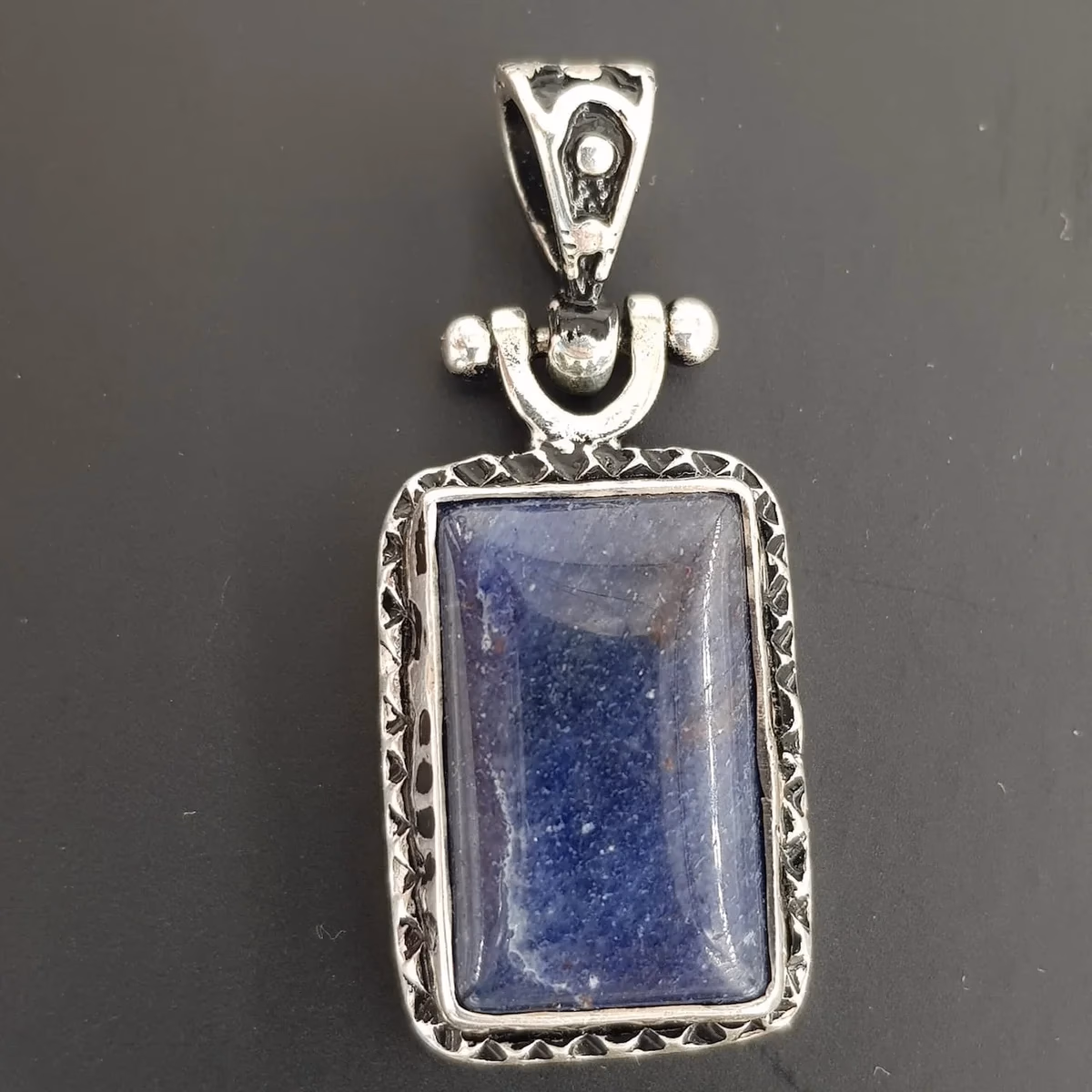 Lapis Lazuli Kolye Ucu (Gümüş)