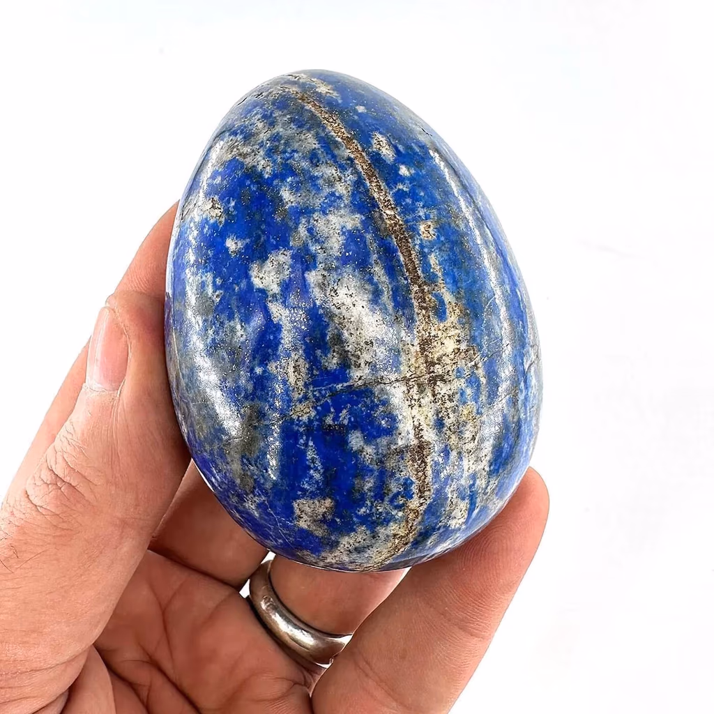 Lapis Lazuli Yumurta İncele ve Satın Al Lapis Lazuli Yumurta - Orijinal Doğal Taş ve Şifa Kristali Görsel 1