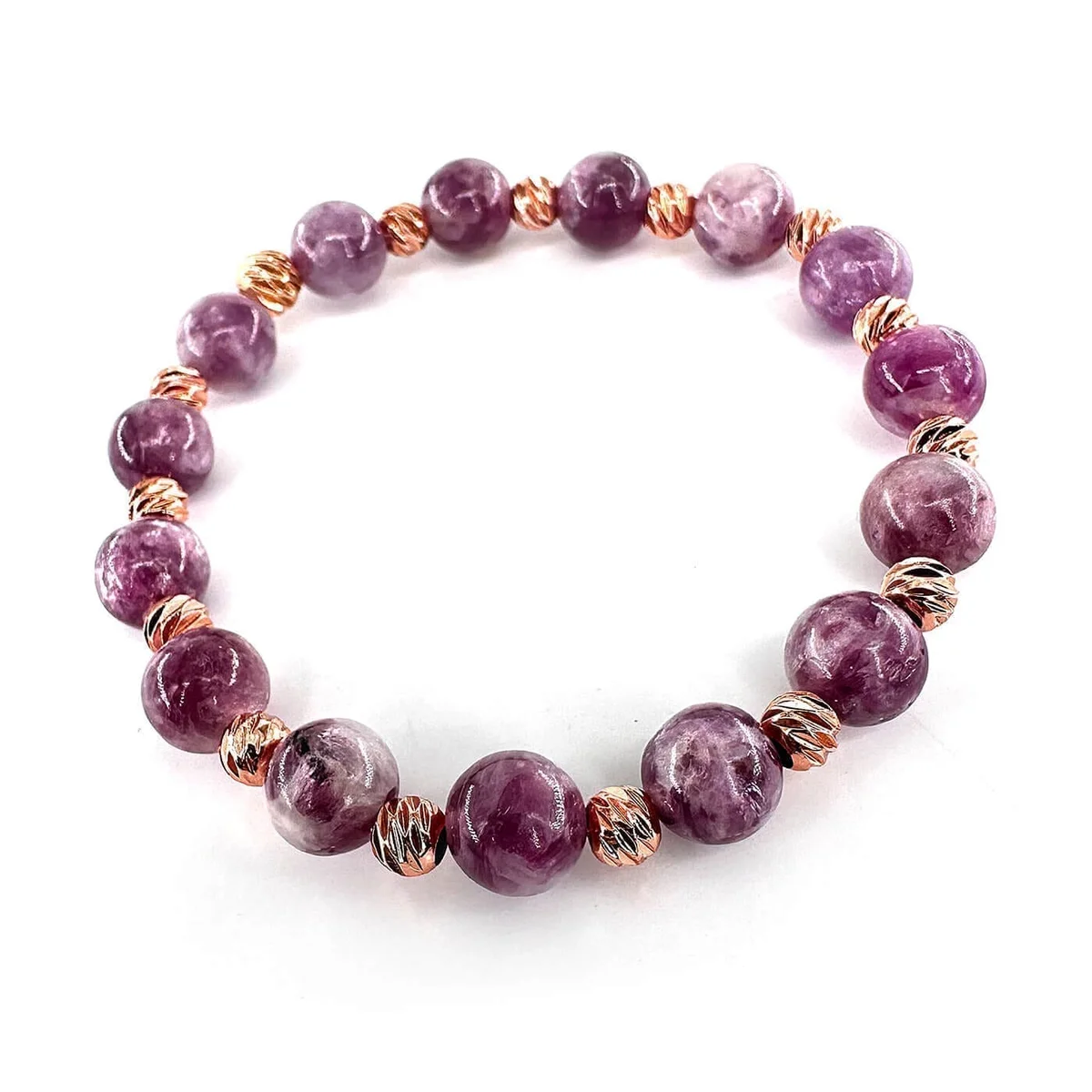 Lepidolit Bileklik 8mm (Rose)