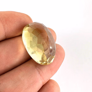 Limon Kuvars Kabaşon 6A+ K092 - Orijinal Şifalı Kristal - Görsel 2
