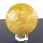 Limon Kuvars Küre Orijinal Kristal Detay Görseli 1