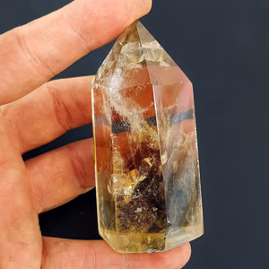 Limon Kuvars Obelisk - Orijinal Şifalı Kristal - Görsel 1