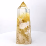 Limon Kuvars Obelisk Orijinal Kristal Detay Görseli 1