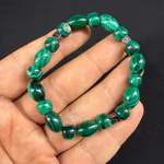 Malakit Bileklik 8mm AAA Orijinal Kristal Detay Görseli 4
