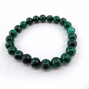 Malakit Bileklik 8mm - Orijinal Şifalı Kristal - Görsel 1