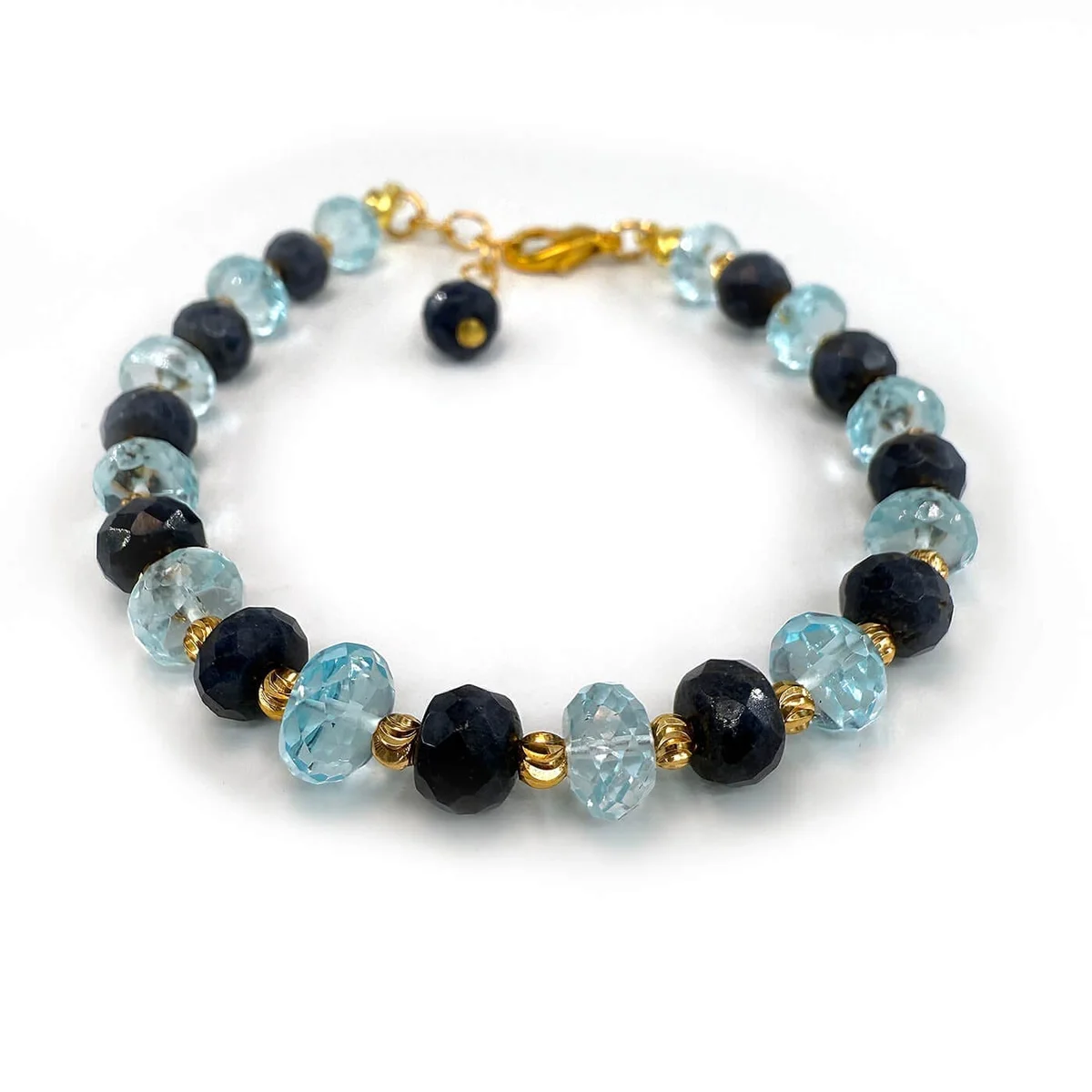 Mavi Topaz / Safir Bileklik