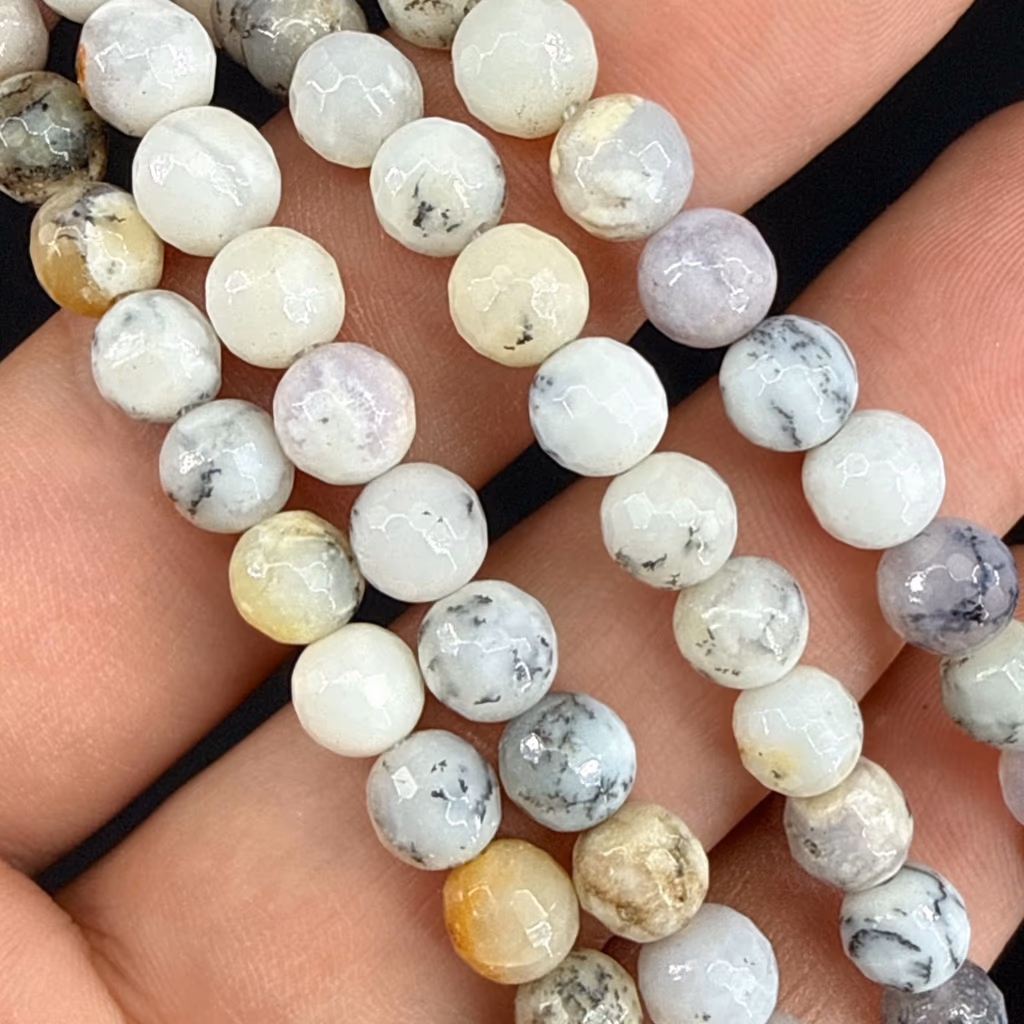 Merlinit Opal Dizi 6mm İncele ve Satın Al Merlinit Opal Dizi 6mm - Orijinal Doğal Taş ve Şifa Kristali Görsel 1