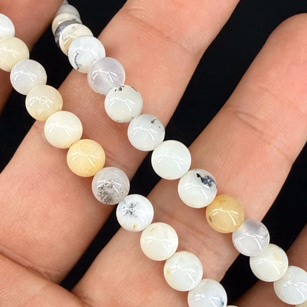 Merlinit Opal Dizi Faset 6mm İncele ve Satın Al Merlinit Opal Dizi Faset 6mm - Orijinal Doğal Taş ve Şifa Kristali Görsel 1