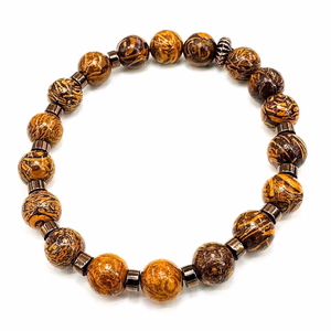 Miriam Jasper Bileklik 8mm - Orijinal Şifalı Kristal - Görsel 1