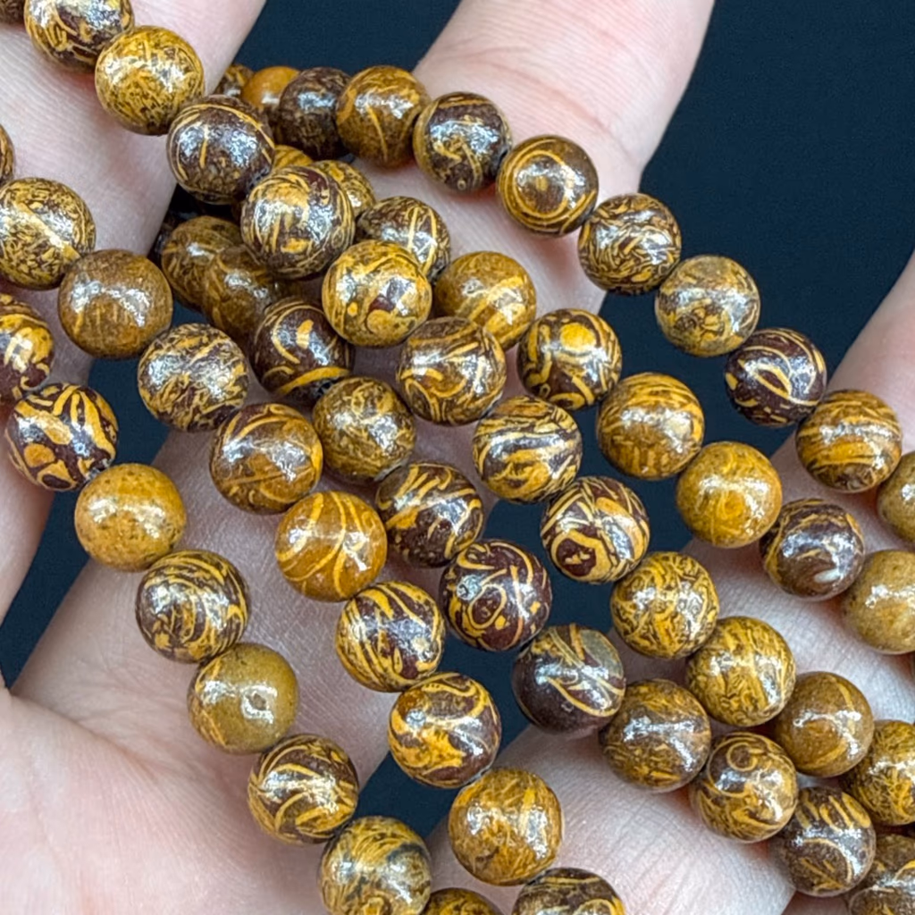 Miriam Jasper Dizi 6mm İncele ve Satın Al Miriam Jasper Dizi 6mm - Orijinal Doğal Taş ve Şifa Kristali Görsel 1