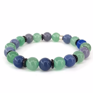Mix Aventurin Bileklik 8mm - Orijinal Şifalı Kristal - Görsel 1