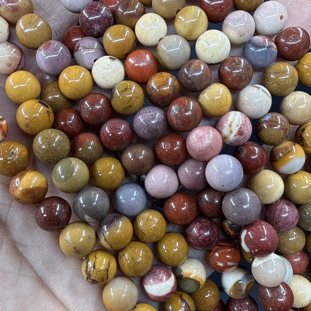 Mokait Jasper Dizi 8 mm İncele ve Satın Al Mokait Jasper Dizi 8 mm - Orijinal Doğal Taş ve Şifa Kristali Görsel 1