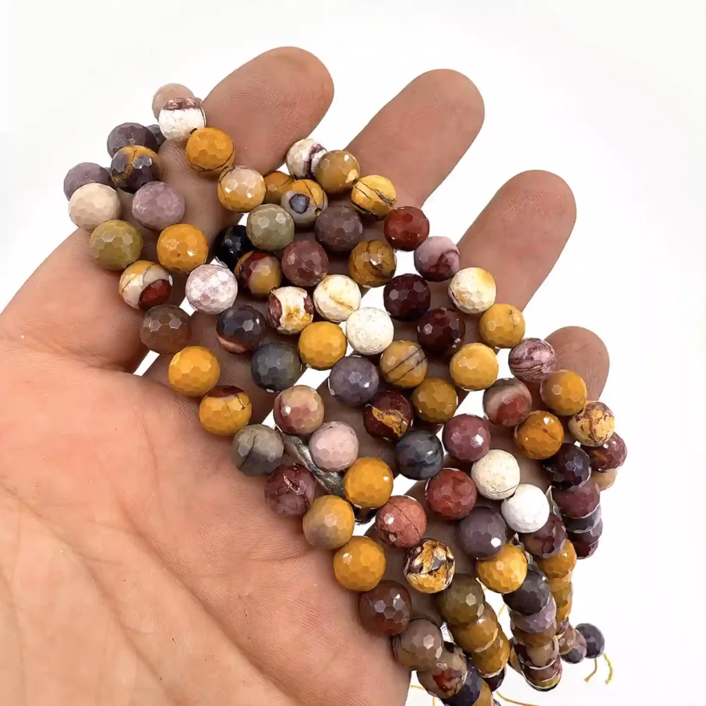 Mokait Jasper Faset Dizi 8mm İncele ve Satın Al Mokait Jasper Faset Dizi 8mm - Orijinal Doğal Taş ve Şifa Kristali Görsel 1