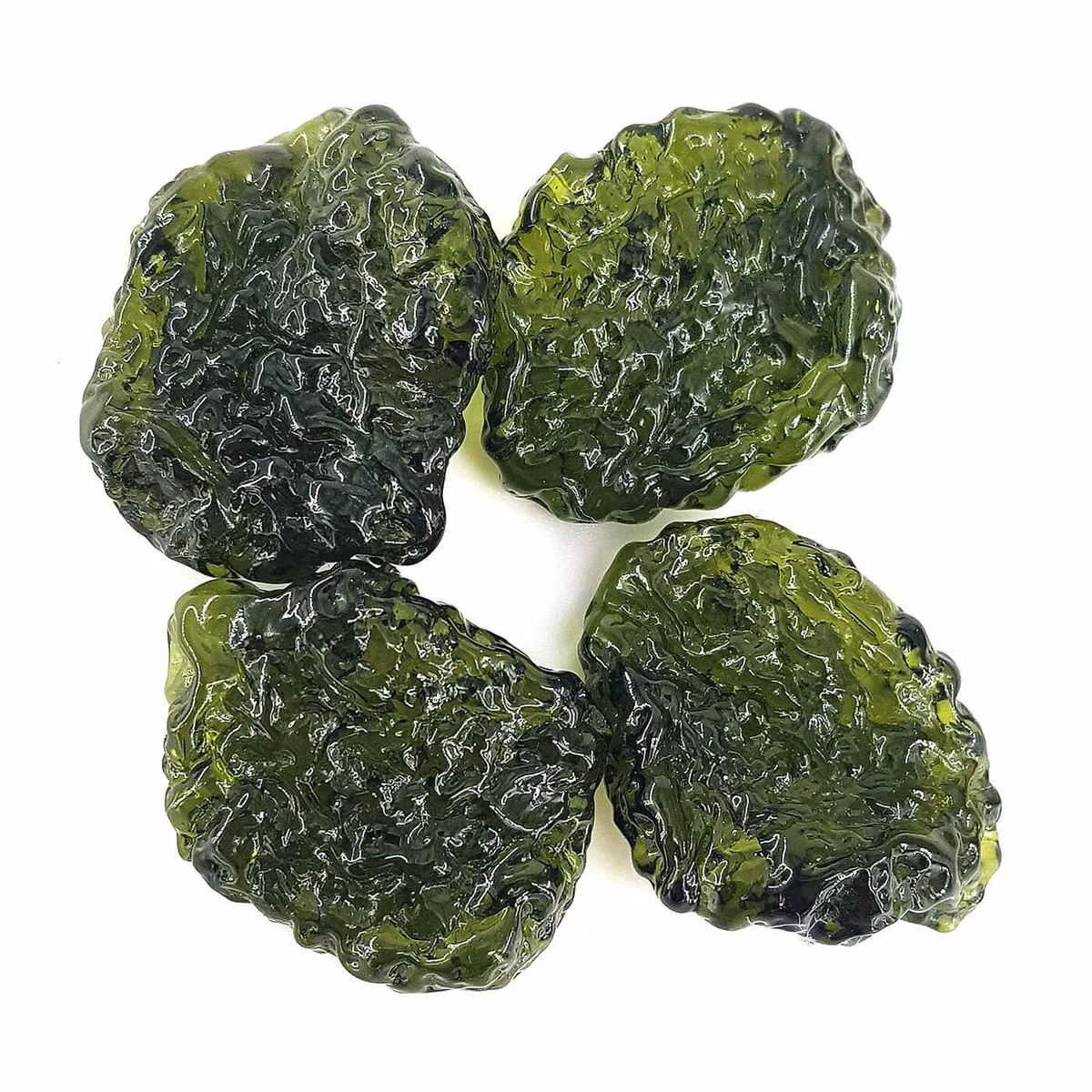 Moldovit Ham Taş (Meteorit)