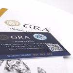 Mozanit Yüzük Tektaş (Gümüş) Orijinal Kristal Detay Görseli 2