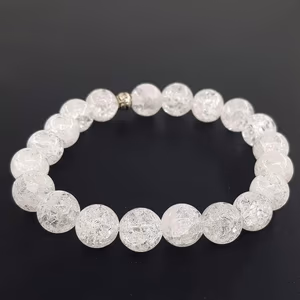 Necef (Dağ Kristali) Bileklik 10mm - Orijinal Şifalı Kristal - Görsel 1
