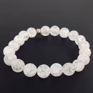 Necef (Dağ Kristali) Bileklik 10mm - Orijinal Şifalı Kristal - Görsel 2