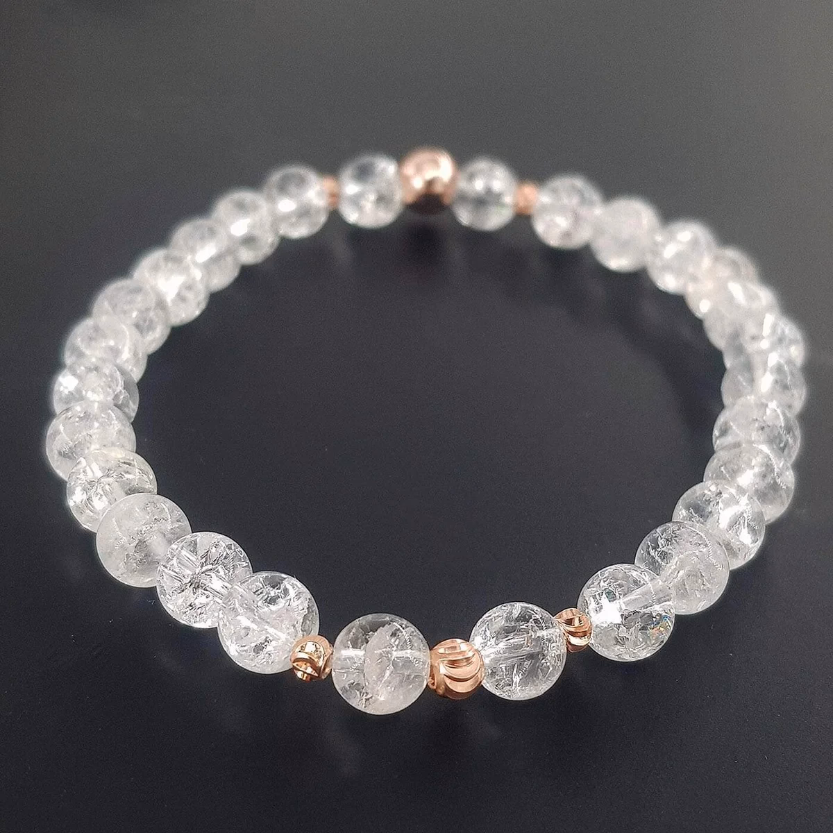 Necef (Dağ Kristali) Bileklik 6mm