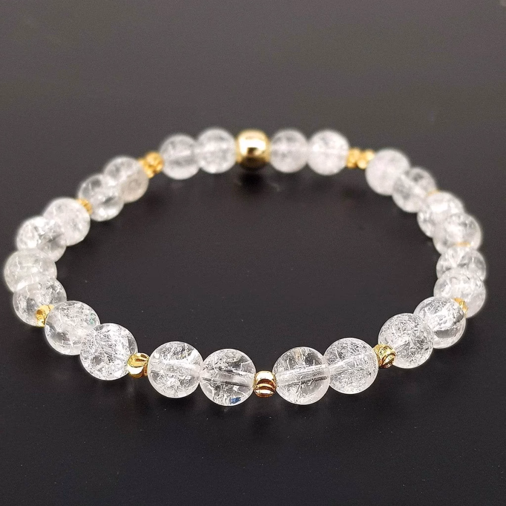 Necef (Dağ Kristali) Bileklik 6mm İncele ve Satın Al Necef (Dağ Kristali) Bileklik 6mm - Orijinal Doğal Taş ve Şifa Kristali Görsel 1